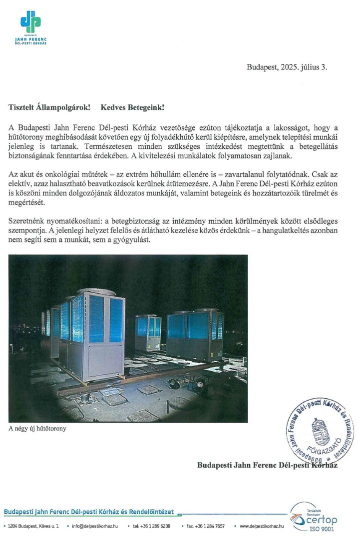 JFKH közlemény 20250703