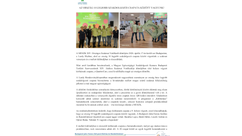 MESZK országos döntő