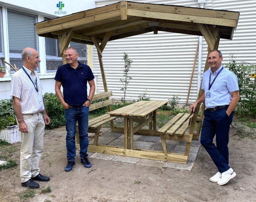 Új filagória a kiskertben